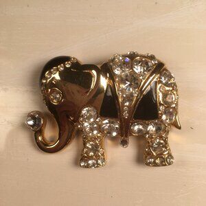 Vintage Elephant Brooch